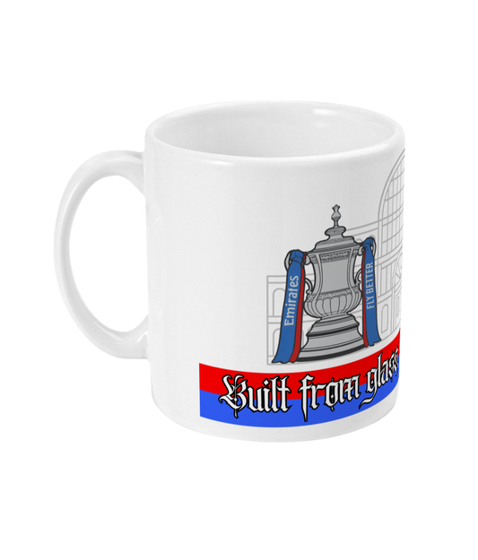 Built from Glass Etched in Silver | Crystal Palace | 11oz Mug