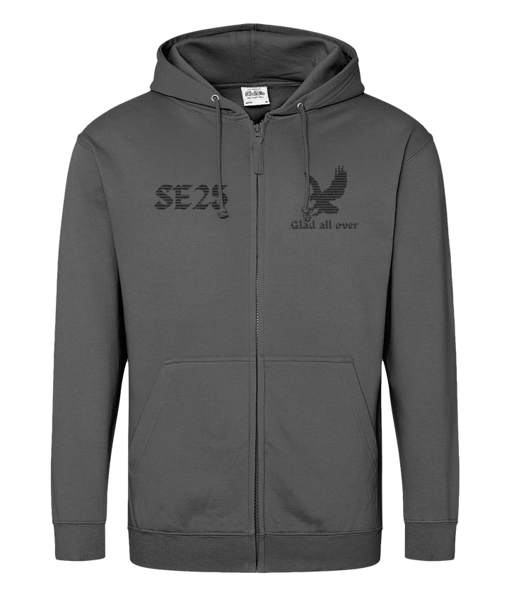 Eagle Glad All Over SE25 | Crystal Palace | Embroidery | Zip Hoodie