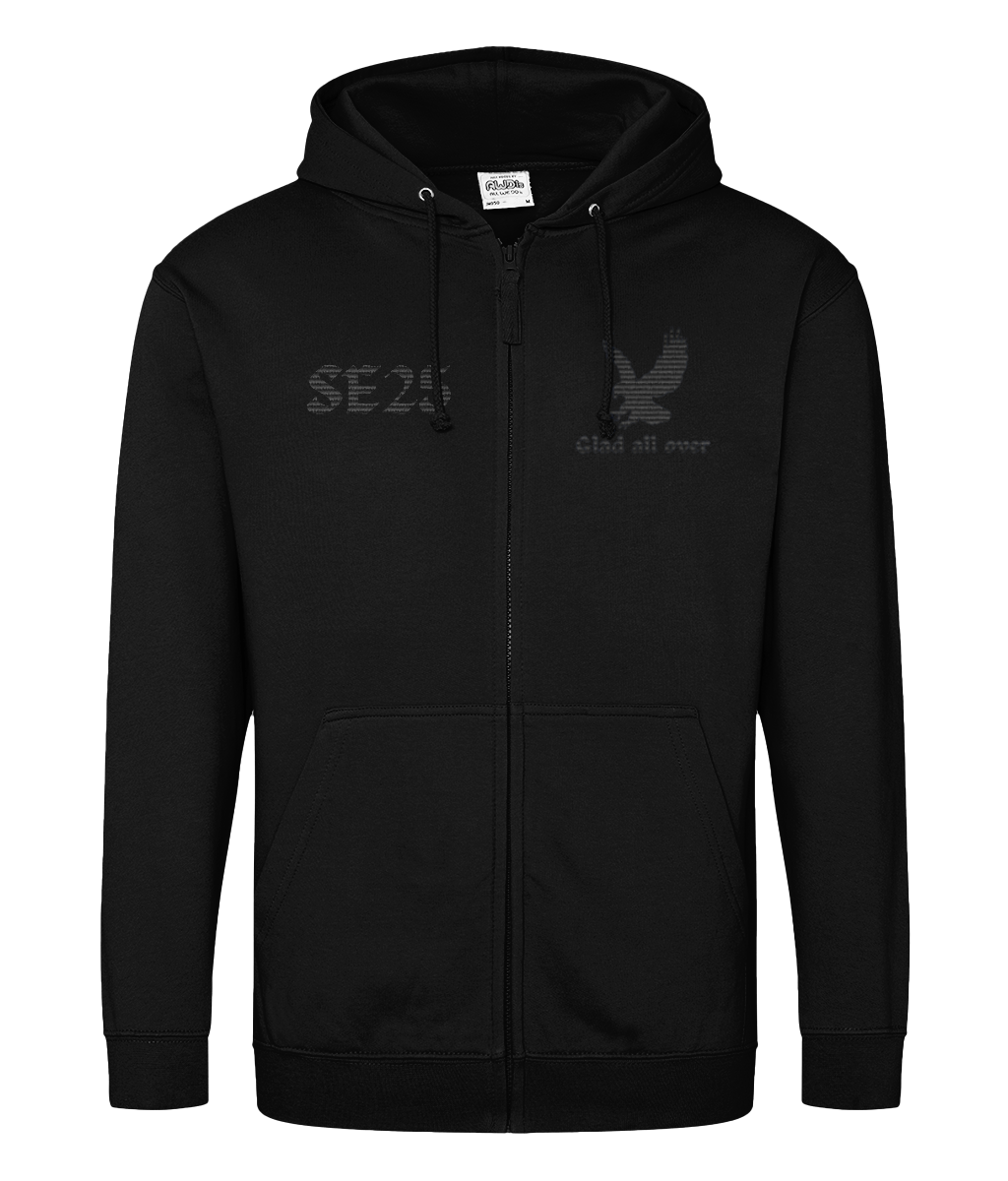 Eagle Glad All Over SE25 | Crystal Palace | Embroidery | Zip Hoodie