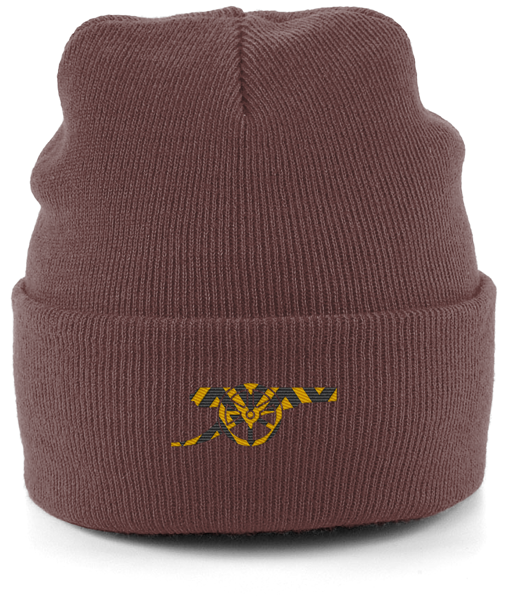 Bruised Banana Beanie in Walnut, Legends in Thread