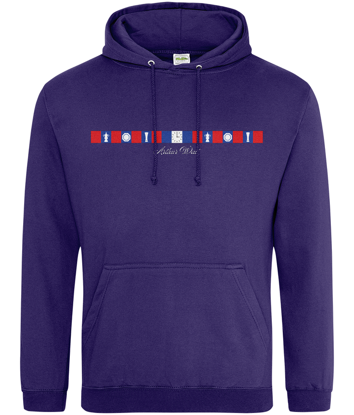 Arthur Wait Fascia Inspired printed Crystal Palace hoodie, Legends in Thread