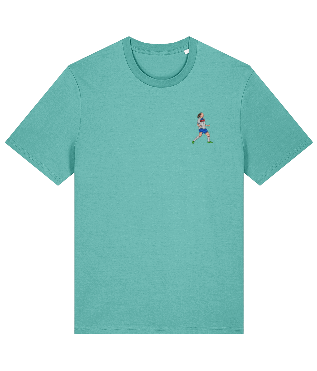 Lucy Bronze Celebration embroidered England Lionesses cotton tee, Legends in Thread