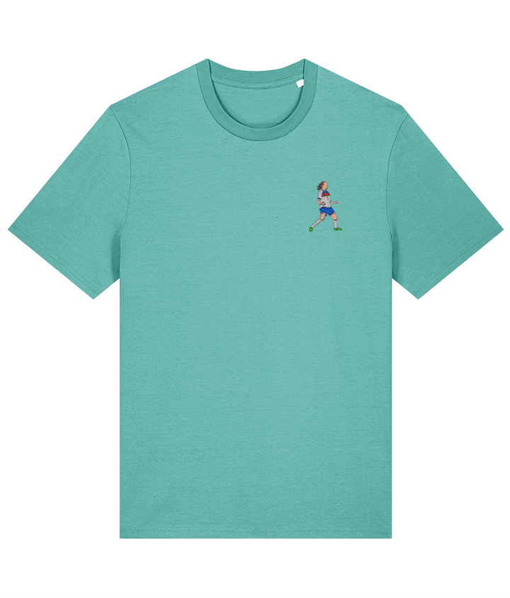 Lucy Bronze Celebration embroidered England Lionesses cotton tee, Legends in Thread