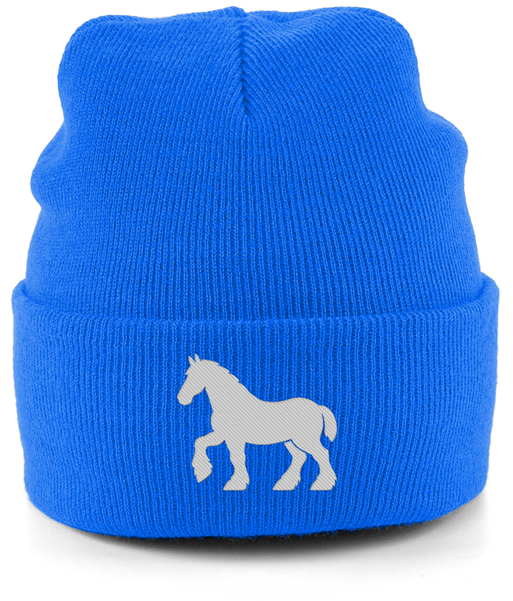 Ipswich Horse embroidered Ipswich Town beanie in Sapphire Blue, Legends in Thread