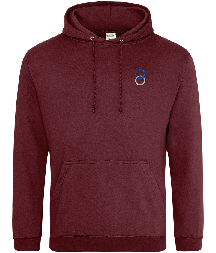 Birmingham City Minimalist embroidered Birmingham City hoodie in Burgundy, Legends in Thread