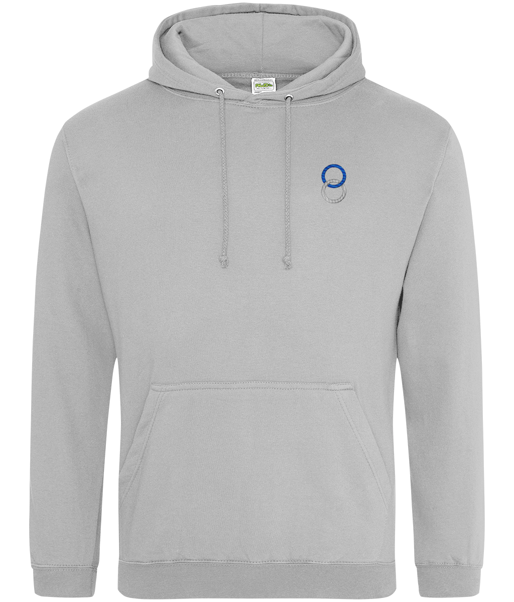 Birmingham City Minimalist embroidered Birmingham City hoodie in Heather Grey, Legends in Thread