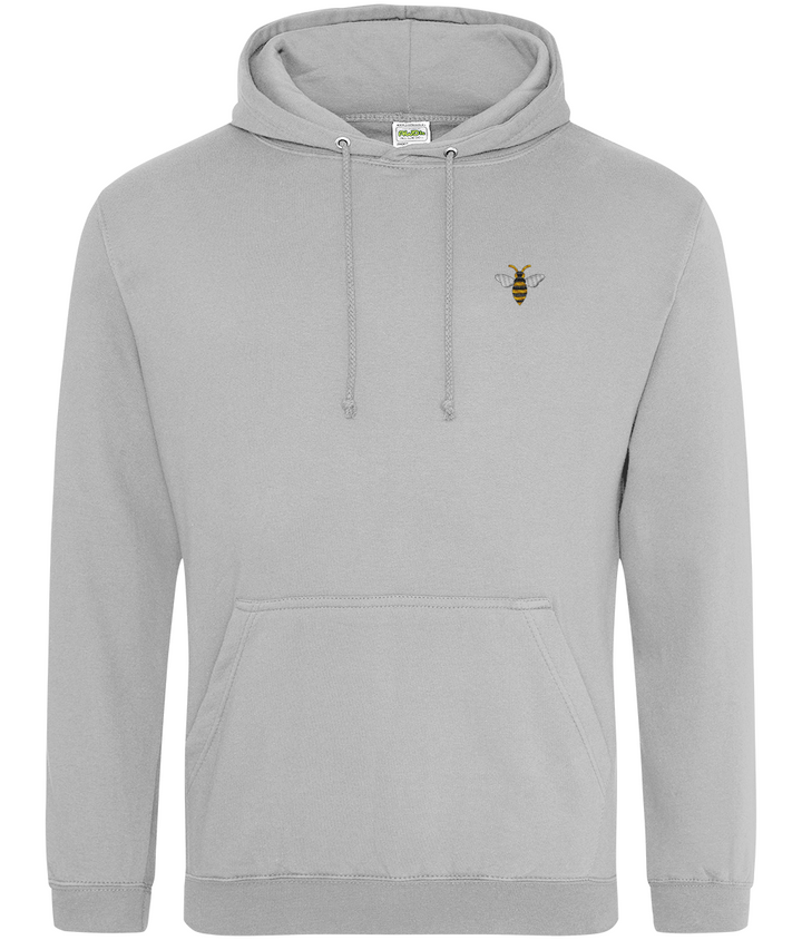 Watford Hornet embroidered Watford hoodie in Heather Grey, Legends in Thread