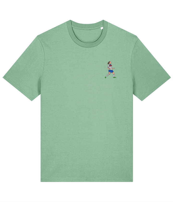 Lucy Bronze Celebration embroidered England Lionesses cotton tee, Legends in Thread