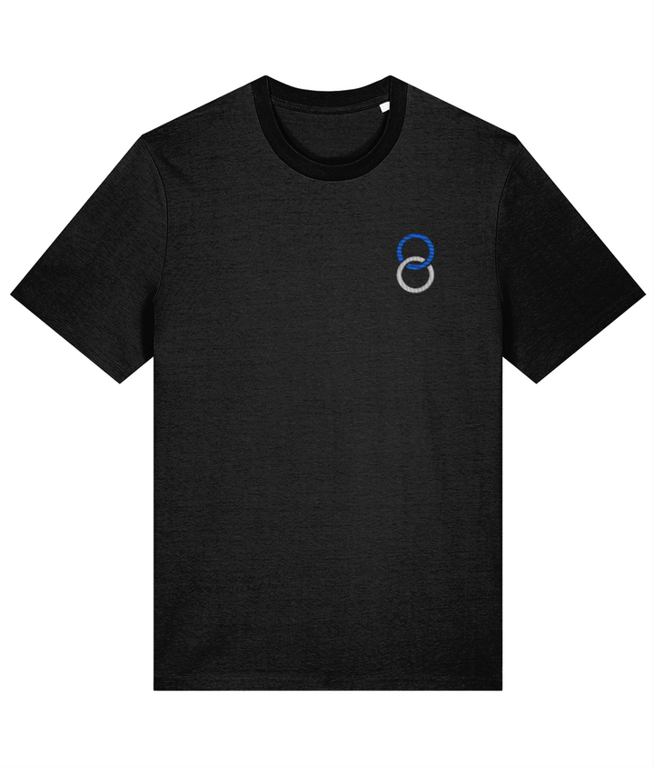 Birmingham City Minimalist embroidered Birmingham City cotton tee in Black, Legends in Thread