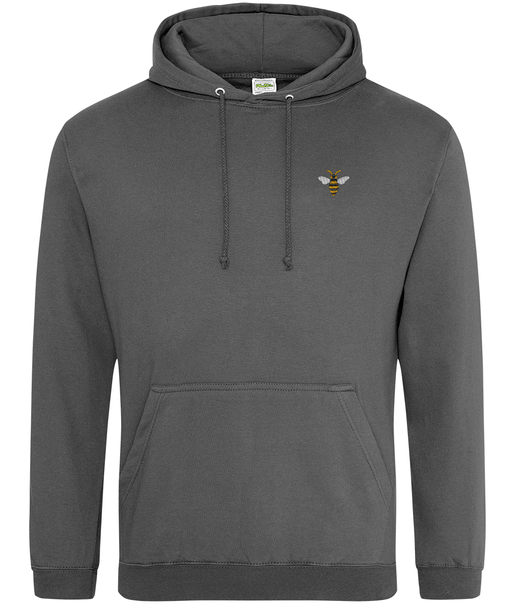 Watford Hornet embroidered Watford hoodie in Charcoal, Legends in Thread