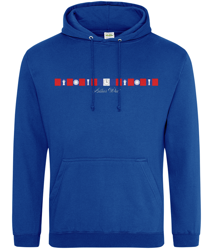 Arthur Wait Fascia Inspired printed Crystal Palace hoodie, Legends in Thread