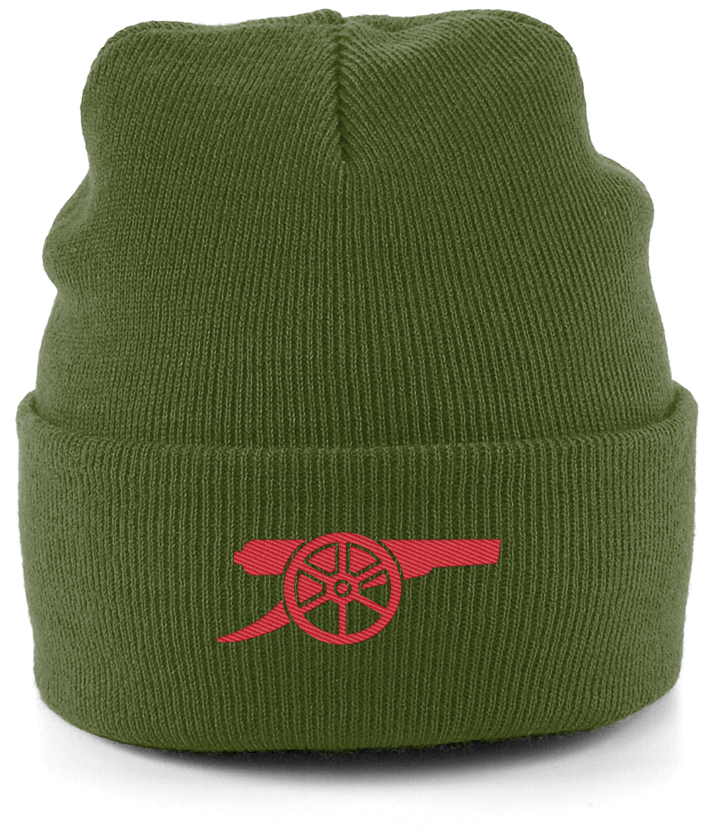 Arsenal Cannon embroidered Arsenal beanie, Legends in Thread