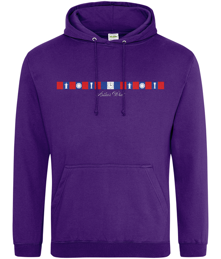 Arthur Wait Fascia Inspired printed Crystal Palace hoodie, Legends in Thread