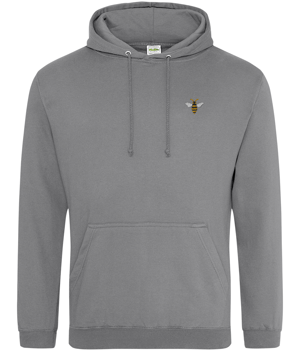 Watford Hornet embroidered Watford hoodie in Graphite Heather, Legends in Thread