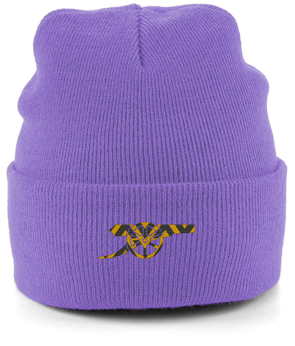 Bruised Banana Beanie in Violet, Legends in Thread