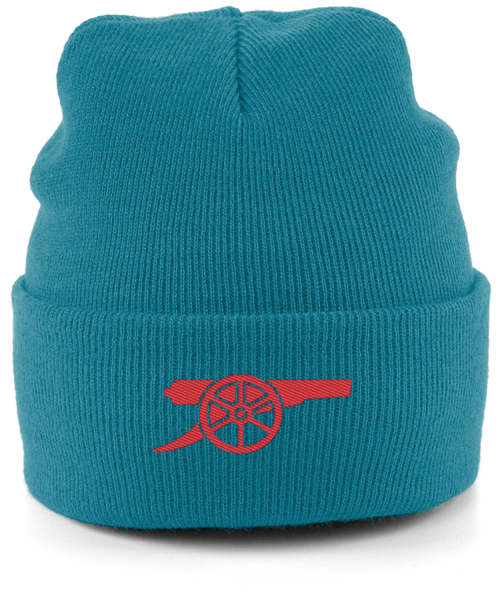 Arsenal Cannon embroidered Arsenal beanie, Legends in Thread
