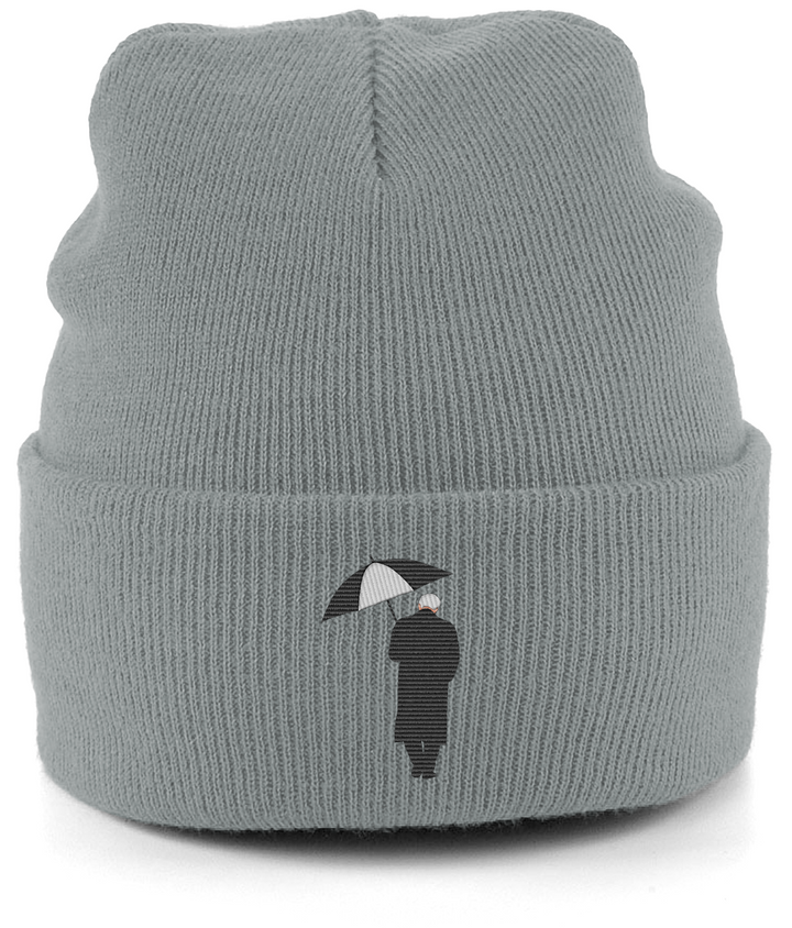 Bobby Robson Umbrella embroidered Newcastle United beanie in Heather, Legends in Thread