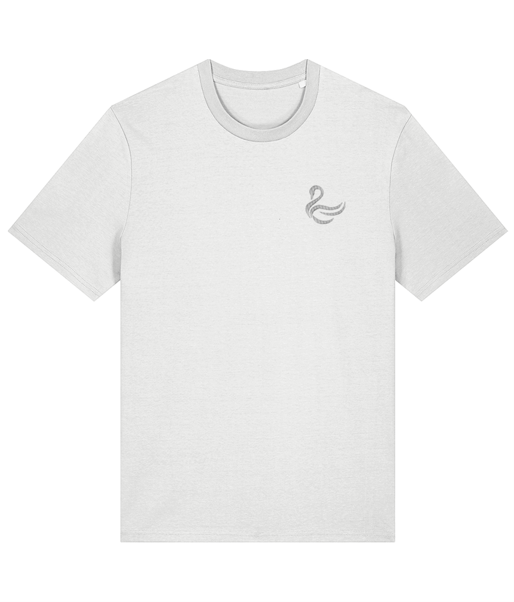 Swansea Swan embroidered Swansea City cotton tee in White, Legends in Thread