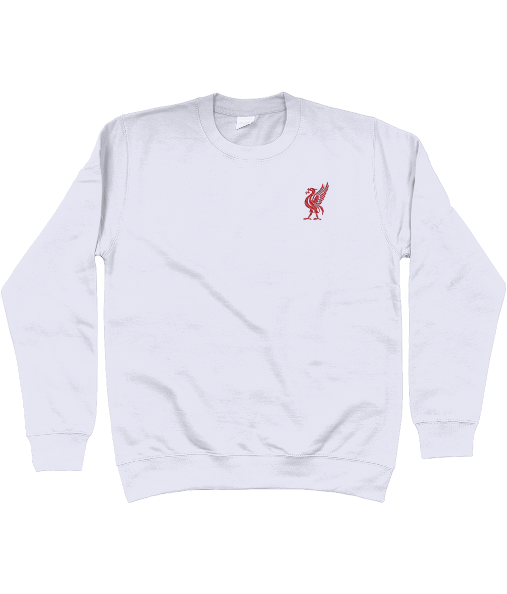 Liverbird embroidered Liverpool sweatshirt, Legends in Thread