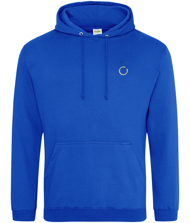 Birmingham City Minimalist embroidered Birmingham City hoodie in Bright Royal, Legends in Thread