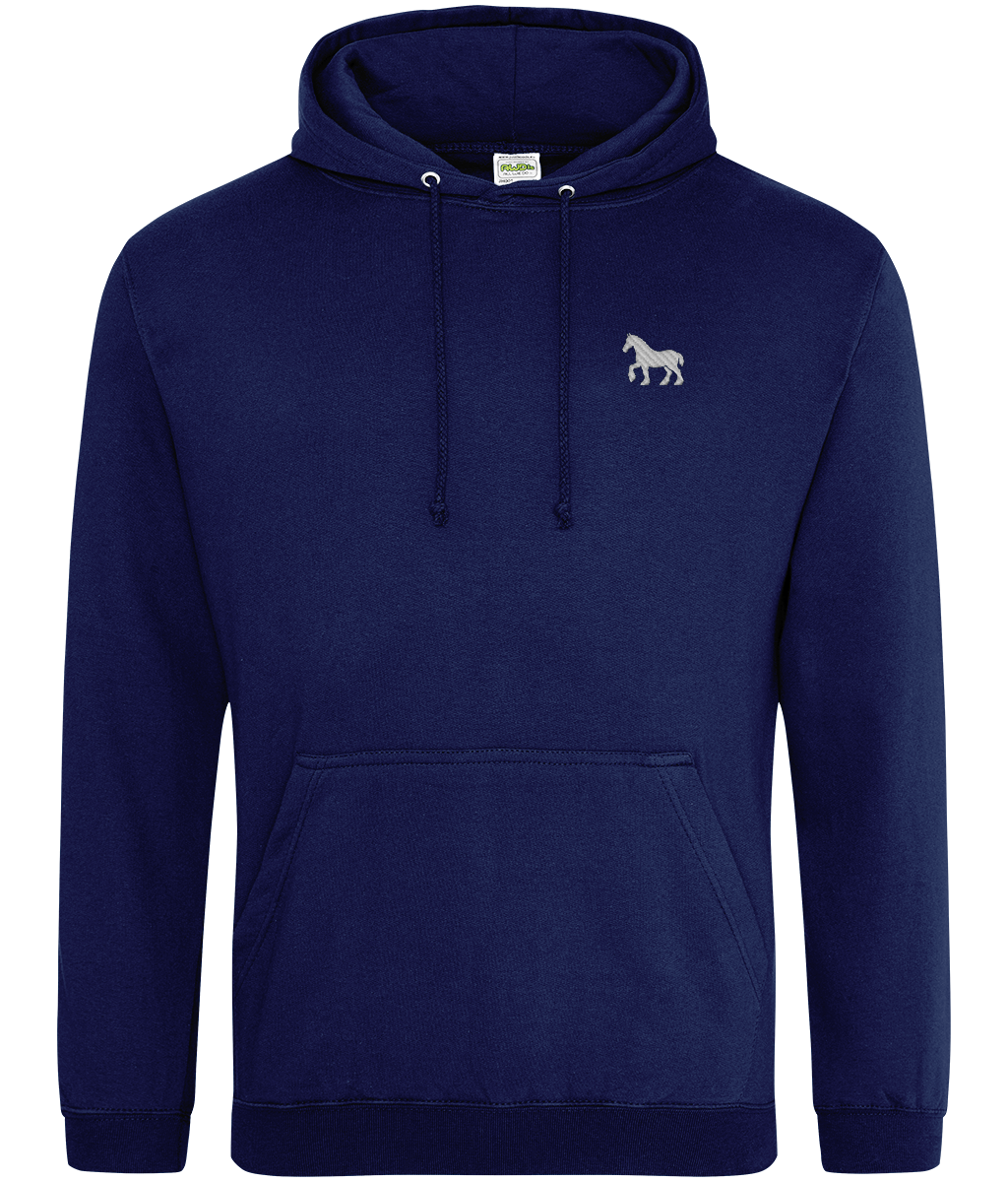 Ipswich Horse embroidered Ipswich Town hoodie in Oxford Navy, Legends in Thread