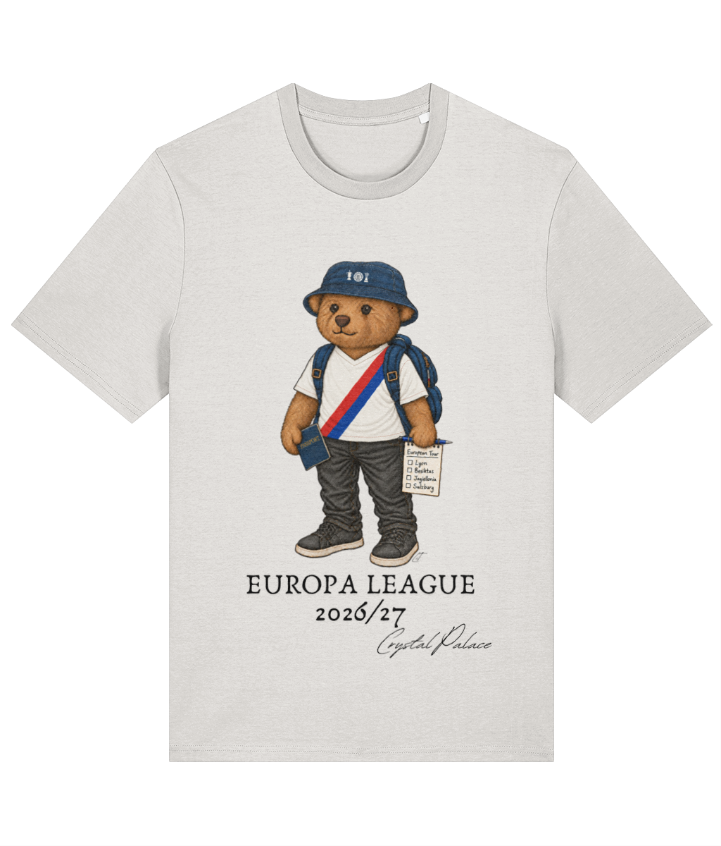 Selby the Bear Europa Tour printed Crystal Palace cotton tee, Legends in Thread