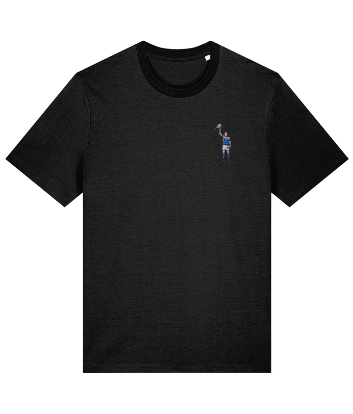 Zigic Carling Cup embroidered Birmingham City cotton tee in Black, Legends in Thread