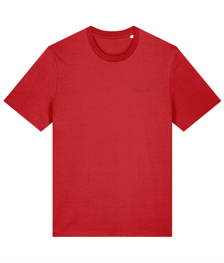 wrexham. embroidered Wrexham cotton tee in Red, Legends in Thread