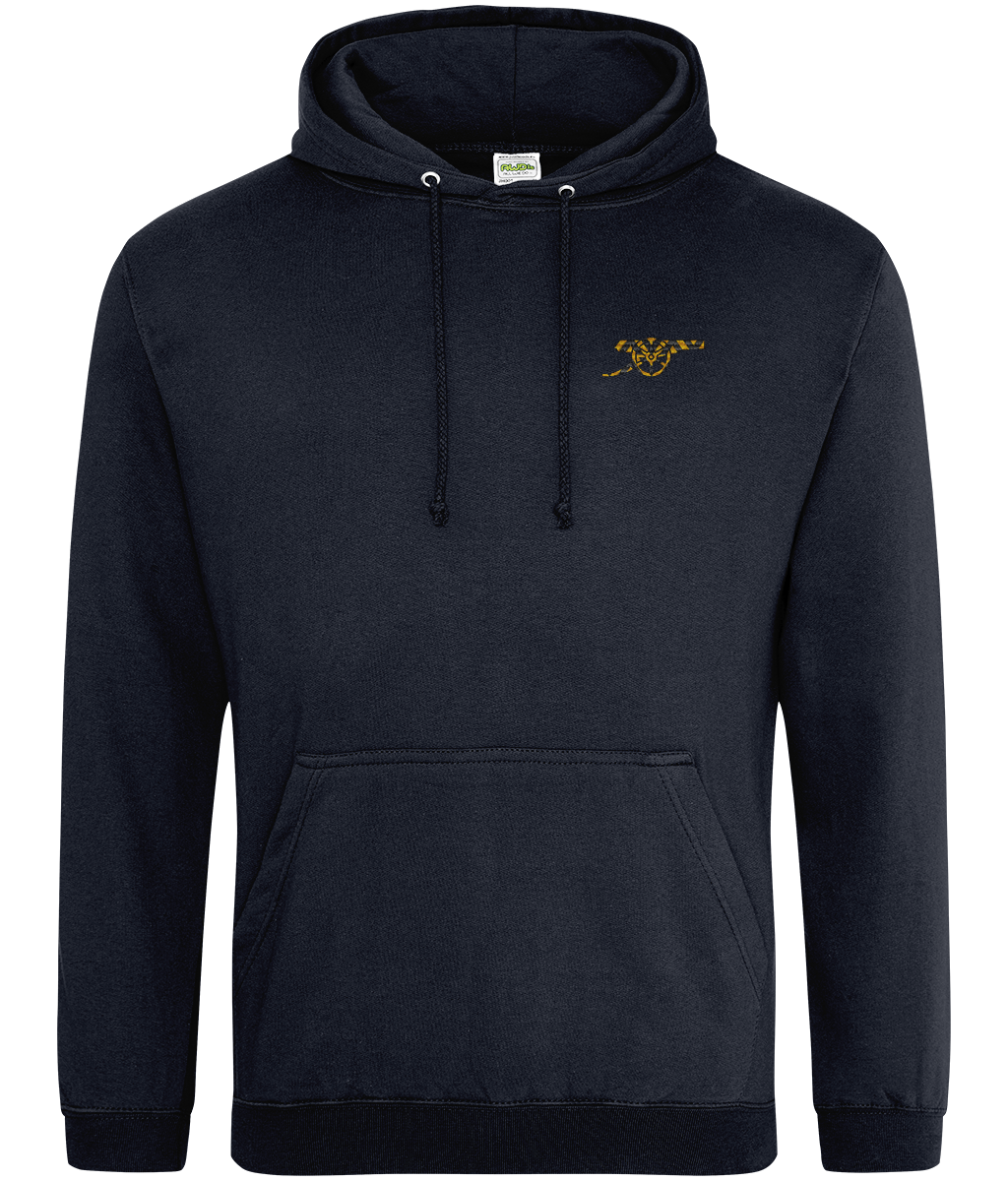 Bruised Banana embroidered Arsenal hoodie, Legends in Thread