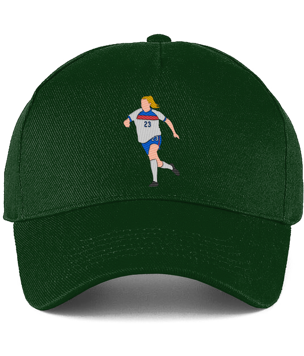 Alessia Russo embroidered England baseball cap in Bottle, Legends in Thread