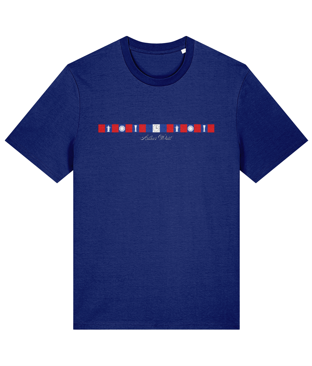 Arthur Wait Fascia printed Crystal Palace cotton tee, Legends in Thread