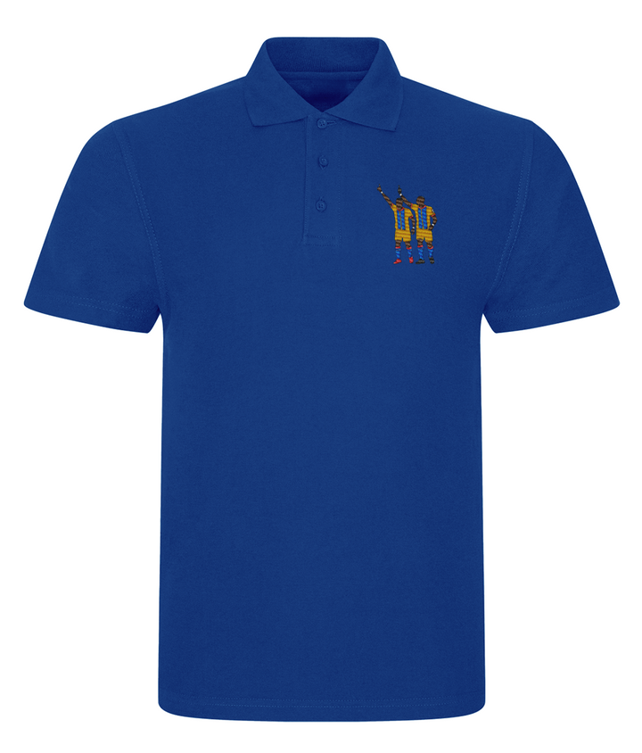 Zaha & Bolasie embroidered Crystal Palace polo, Legends in Thread