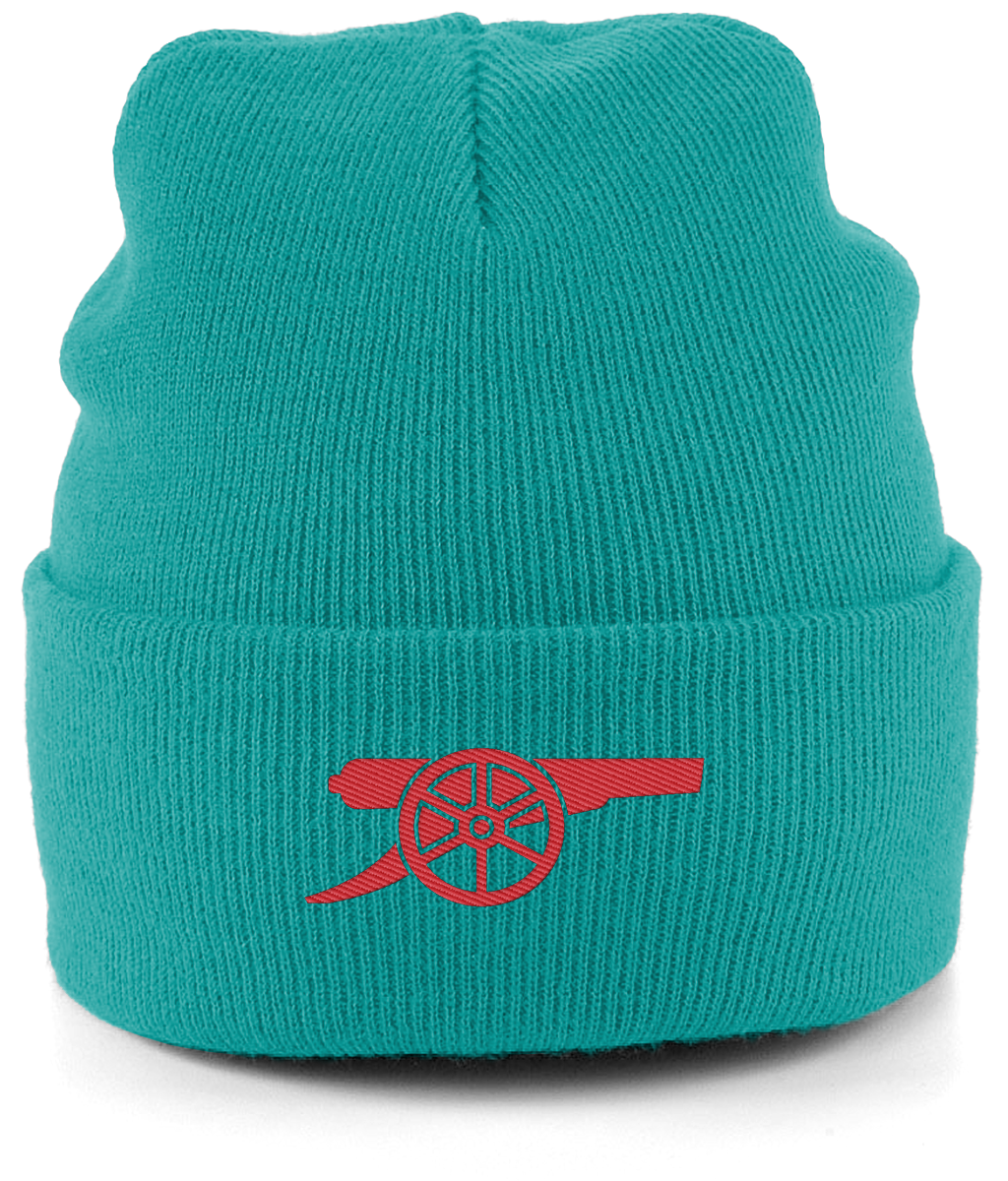 Arsenal Cannon embroidered Arsenal beanie, Legends in Thread