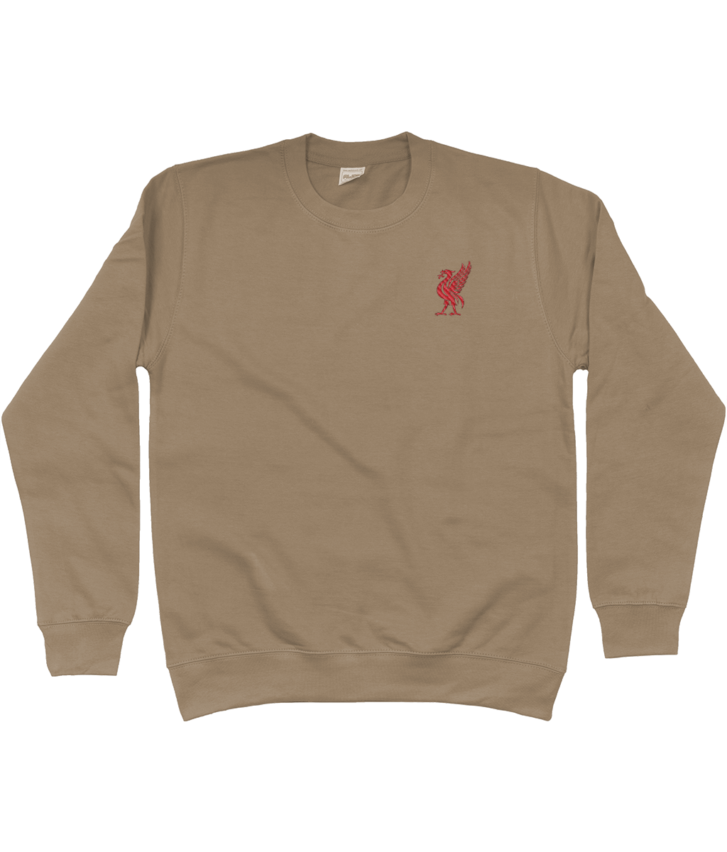 Liverbird embroidered Liverpool sweatshirt, Legends in Thread