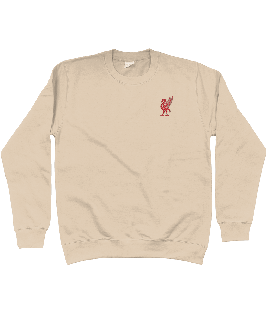 Liverbird embroidered Liverpool sweatshirt, Legends in Thread