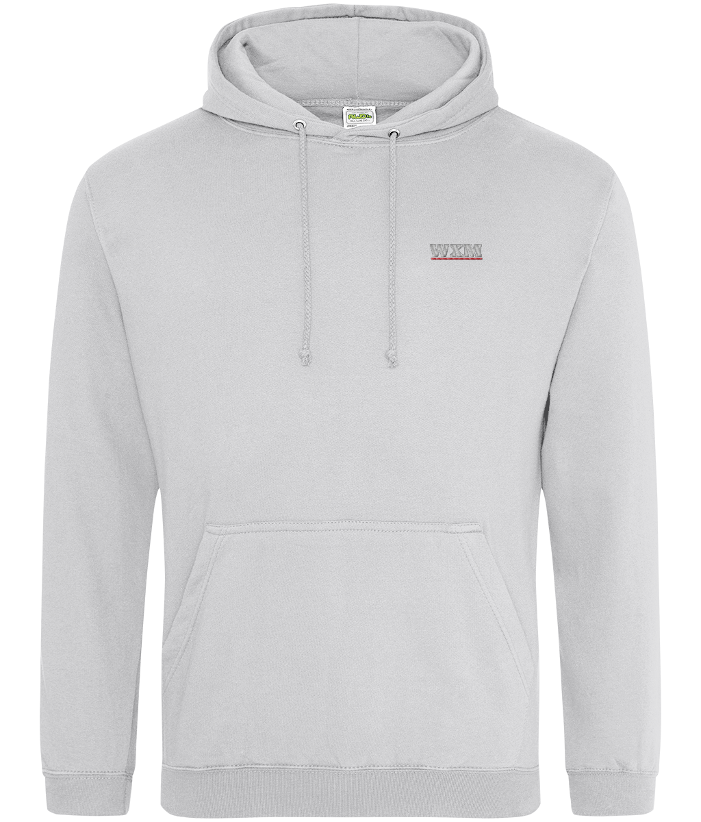 WXM embroidered Wrexham hoodie in Ash, Legends in Thread