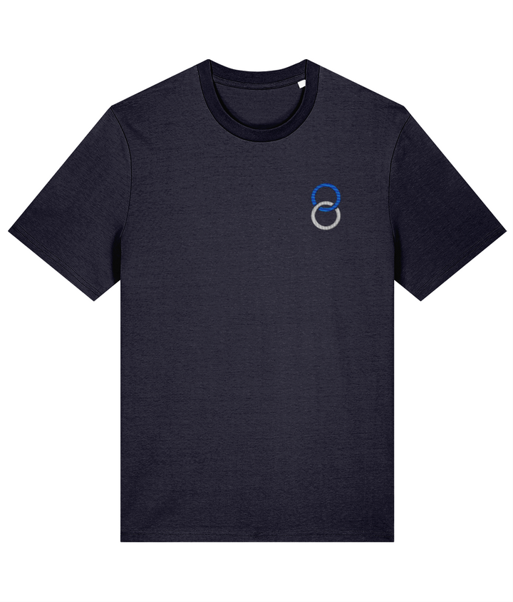 Birmingham City Minimalist embroidered Birmingham City cotton tee in French Navy, Legends in Thread