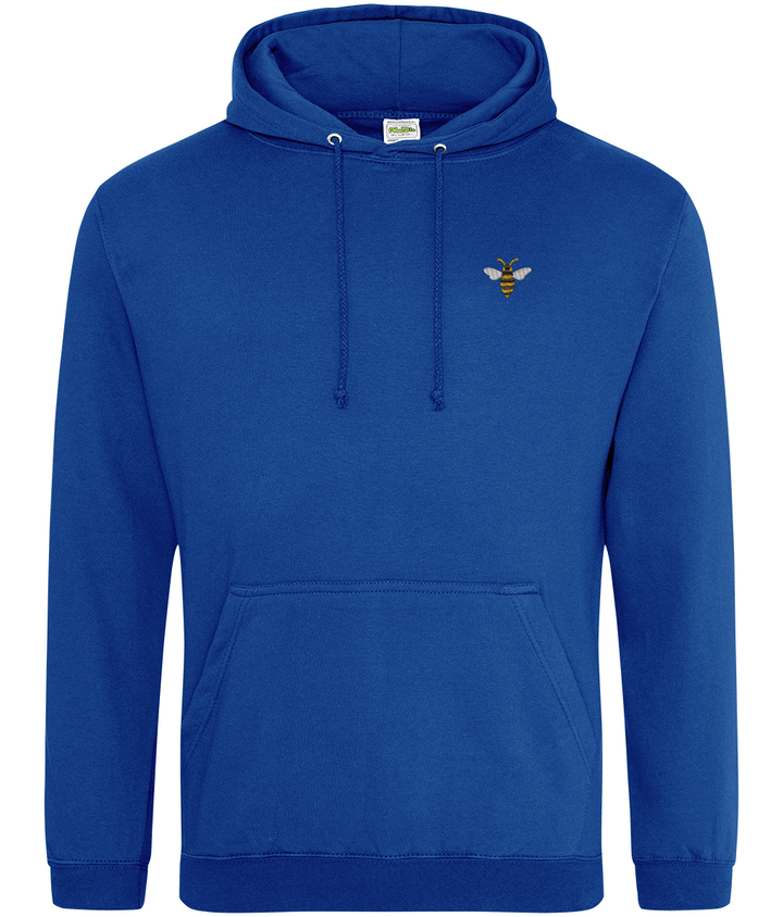 Watford Hornet embroidered Watford hoodie in Royal Blue, Legends in Thread
