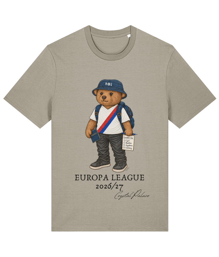 Selby the Bear Europa Tour printed Crystal Palace cotton tee, Legends in Thread