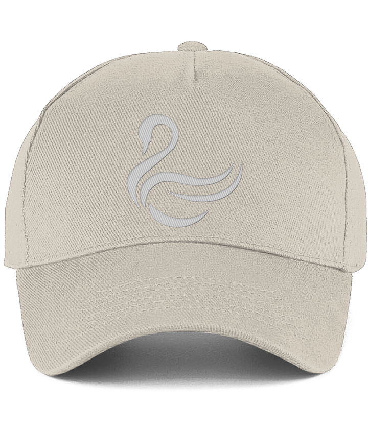 Swansea Swan embroidered Swansea City baseball cap in Putty, Legends in Thread