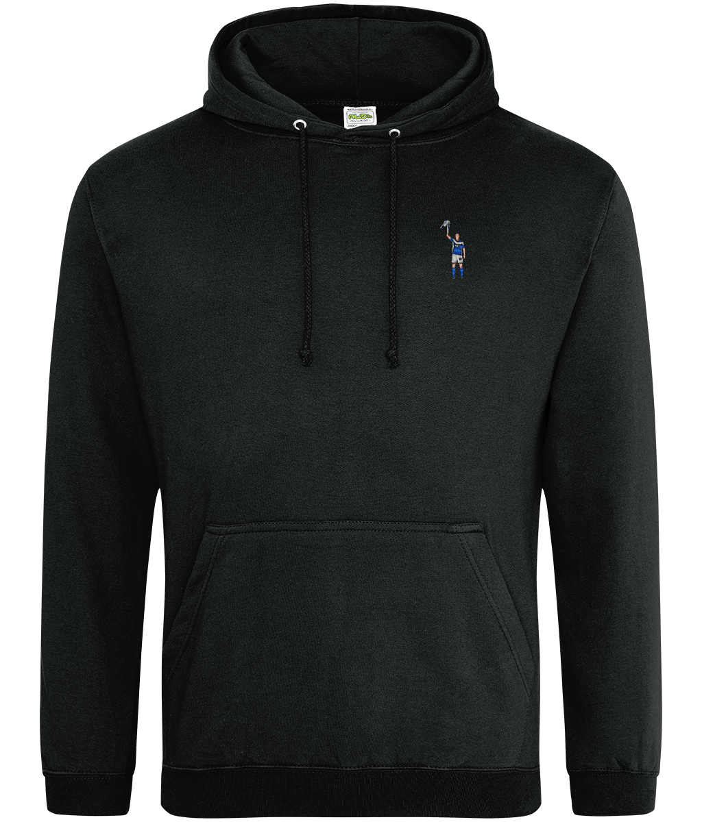 Zigic Carling Cup embroidered Birmingham City hoodie in Jet Black, Legends in Thread