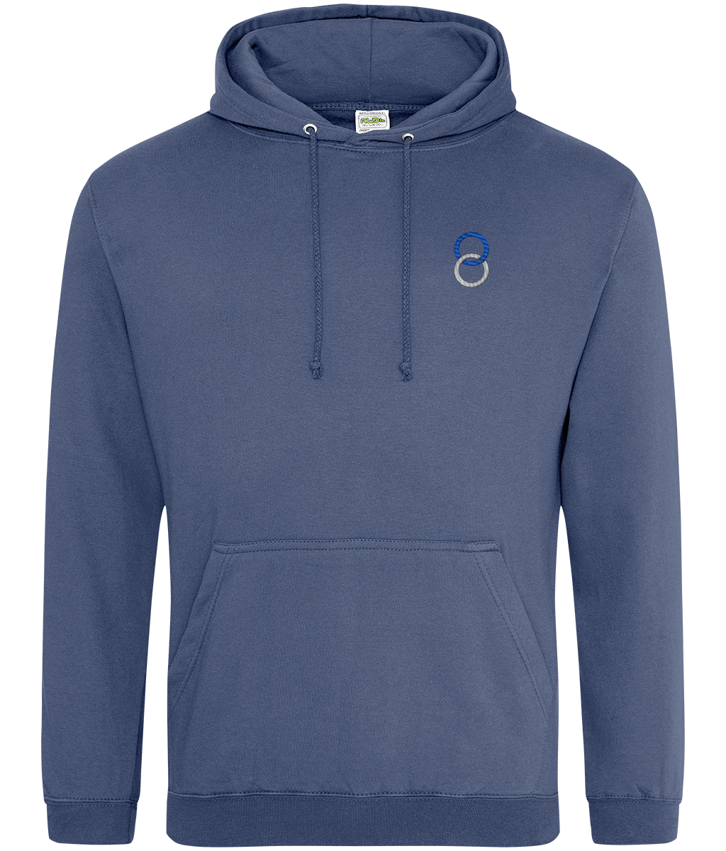 Birmingham City Minimalist embroidered Birmingham City hoodie in Airforce Blue, Legends in Thread