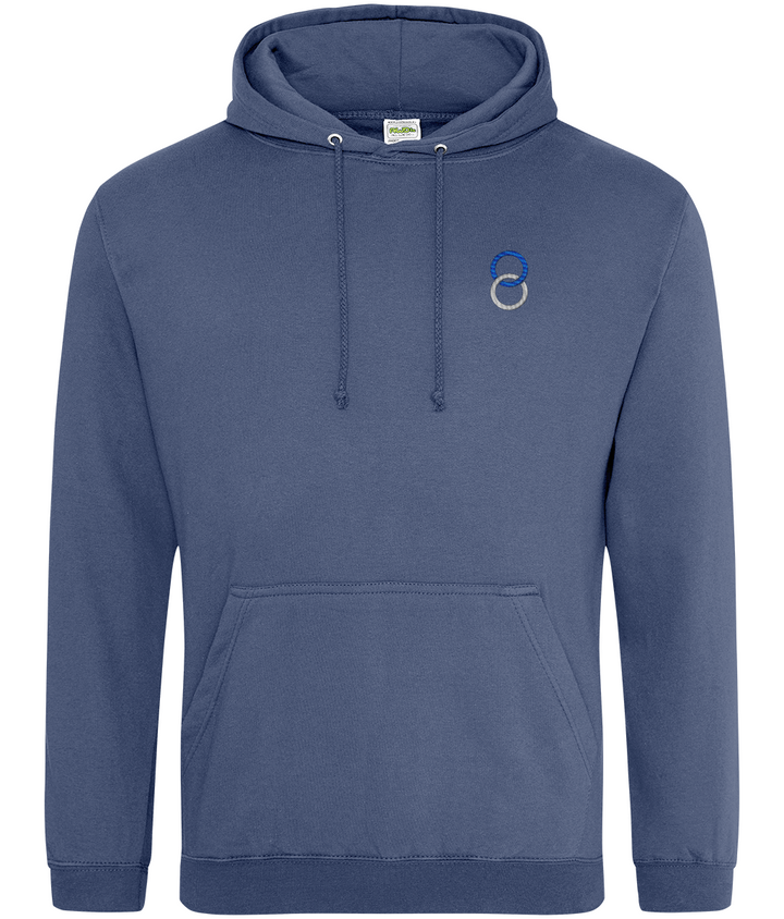Birmingham City Minimalist embroidered Birmingham City hoodie in Airforce Blue, Legends in Thread
