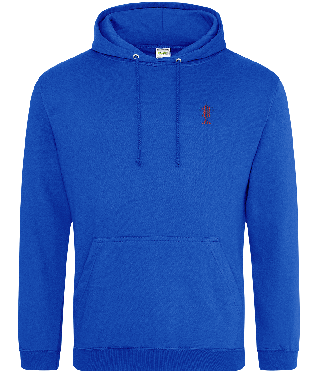 FA Cup embroidered Crystal Palace hoodie in Bright Royal, Legends in Thread