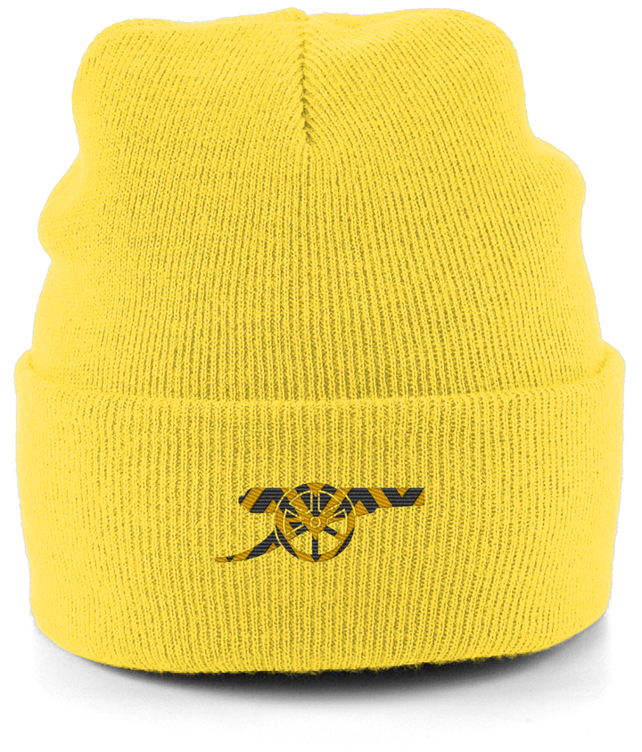 Bruised Banana Beanie in Yellow, Legends in Thread