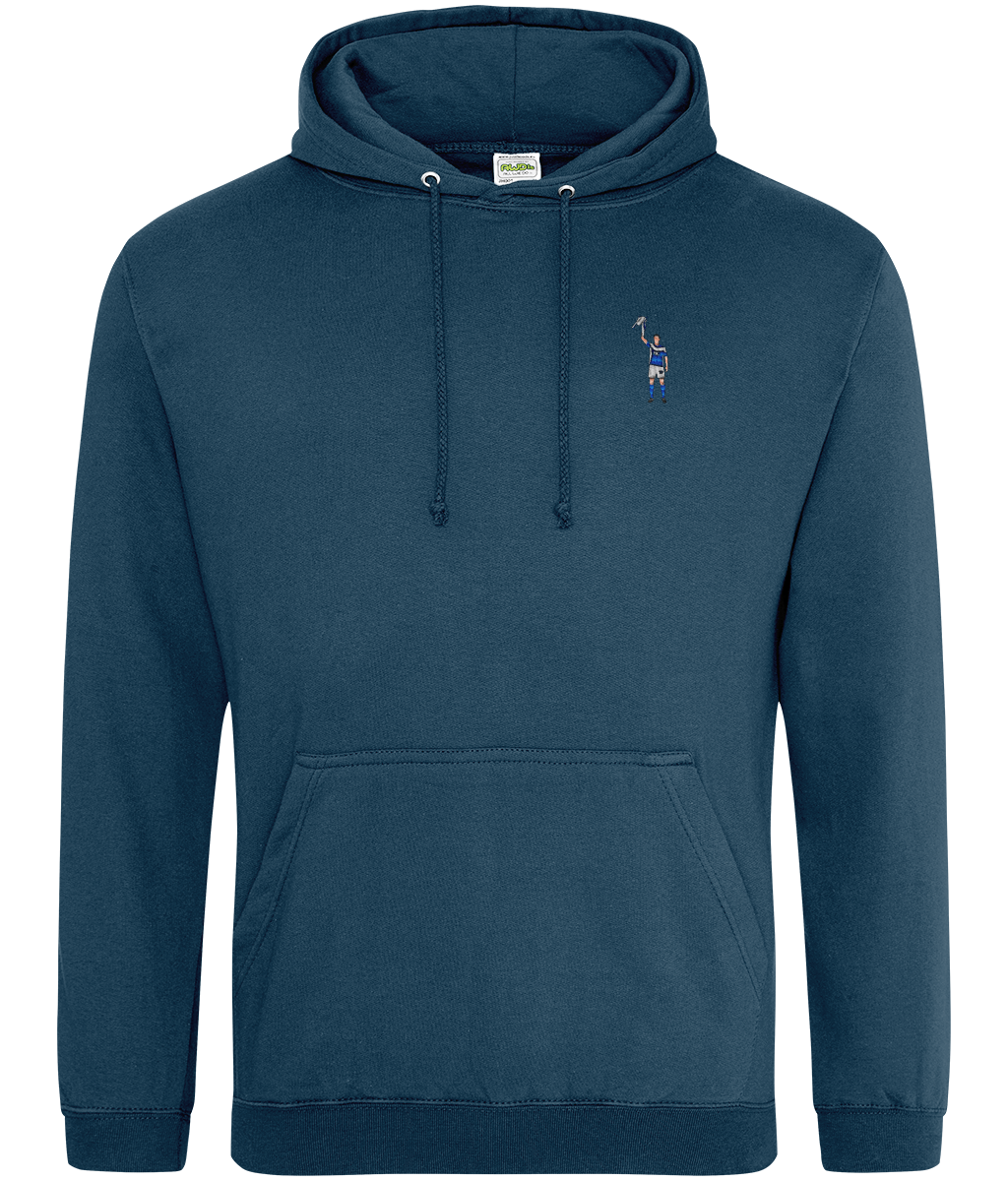Zigic Carling Cup embroidered Birmingham City hoodie in Ink Blue, Legends in Thread