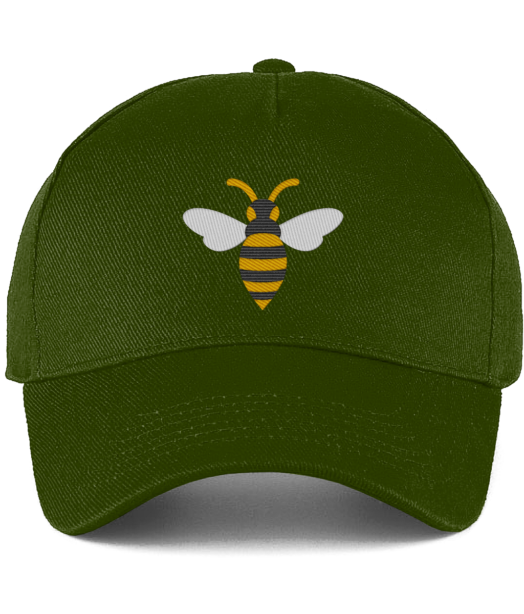 Watford Hornet embroidered Watford baseball cap in Olive Green, Legends in Thread