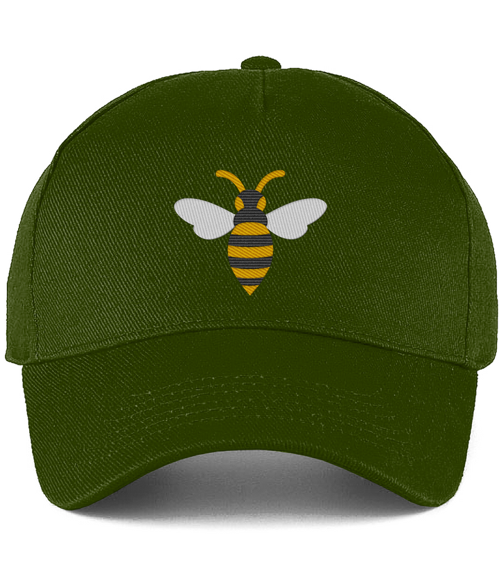 Watford Hornet embroidered Watford baseball cap in Olive Green, Legends in Thread