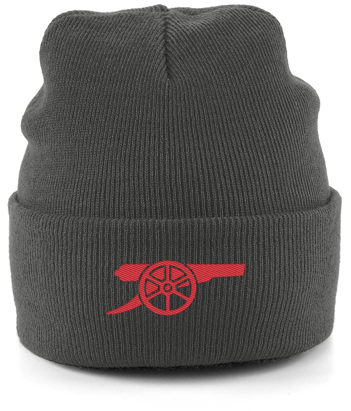 Arsenal Cannon embroidered Arsenal beanie, Legends in Thread