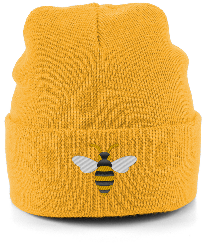 Watford Hornet embroidered Watford beanie in Gold, Legends in Thread